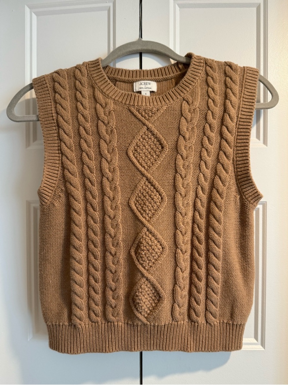 J. Crew Cable Knit Sweater Vest 🤎 | Size S
